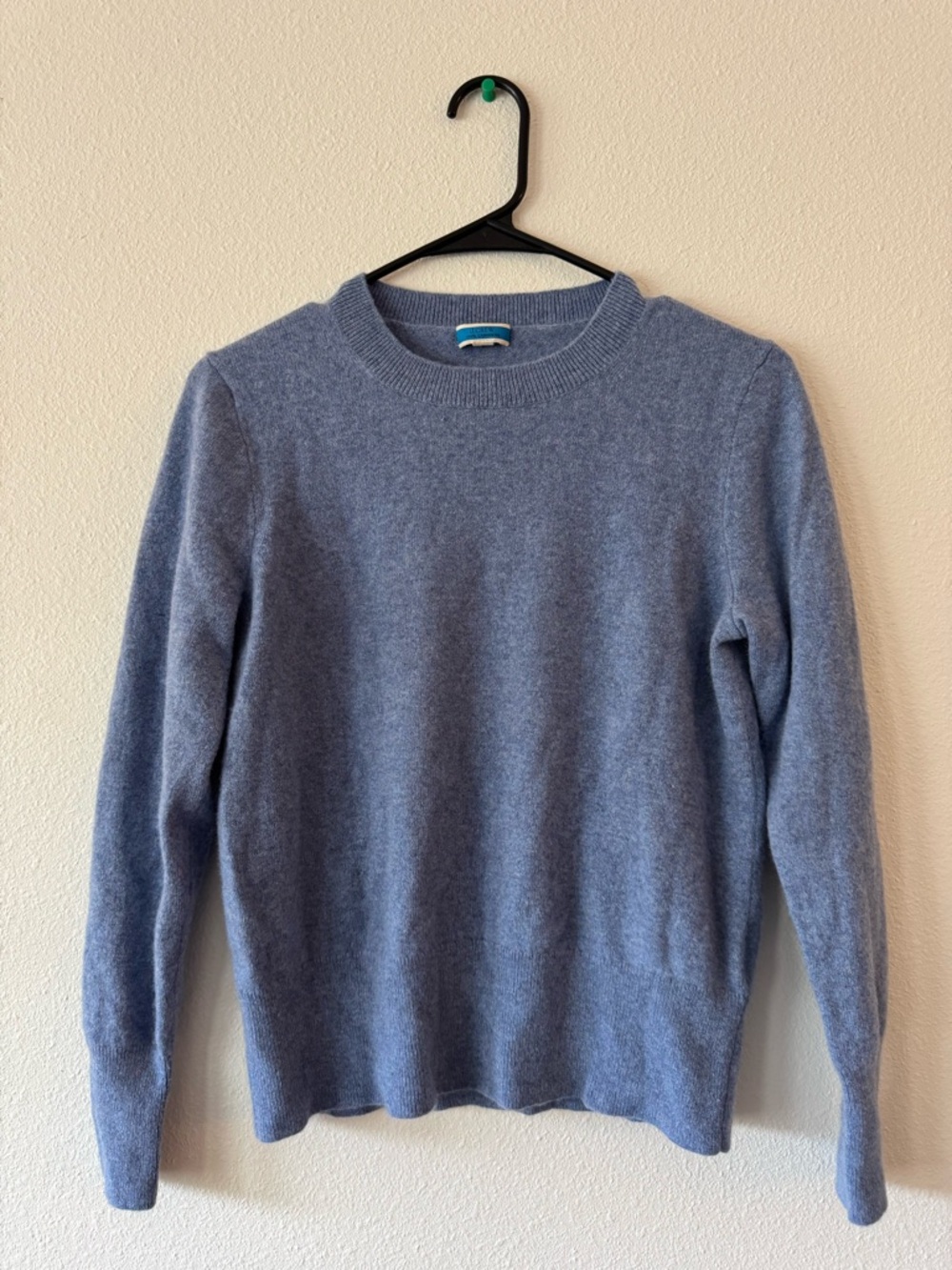 J. Crew Women's Crewneck Sweater in Heather Blue